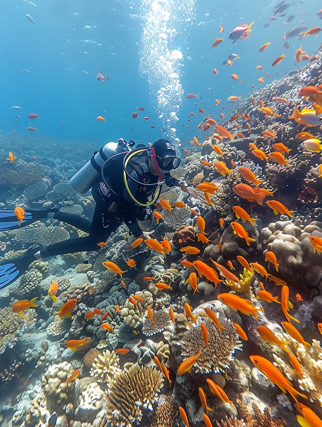 Underwater diving experience